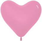 K Сердце б/рис. 16"/40см., розовый арт.808143