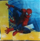 Салфетка Marvel Человек-паук, 33см., 12шт. 1502-1166