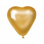 G Сердце б/рис. 5"/12см. Металлик, золото арт.1105-0145