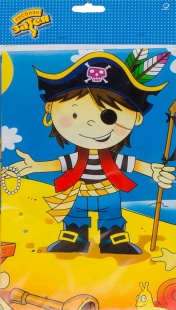 Скатерть п/э Маленький пират, 130x180см.1502-1288 фото 1465