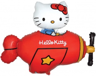 FM Фигура Hello Kitty в самолете фольга 901720R фото 3895