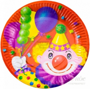 Тарелка Клоун с шарами, 17см. 1502-0462 фото 1534