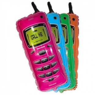 FM 28"/71см. Фигура Телефон розовый фольга 901613 фото 2114