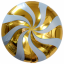 F 18"(45см.) Круг Карамель золото арт.XQYY-2278 t('фото') 4746