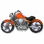 FM Фигура Мотоцикл оранжевый фольга 901731 t('фото') 3659