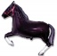 FM 42"/107см. Фигура Лошадь черная фольга  t('фото') 2106