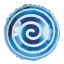 F 18"(45см.) Круг Леденец Спираль синий арт.QQLY-B0726 t('фото') 4729