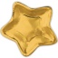 Тарелка фольгир. Звезда золото 23см. арт.1502-3512