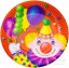 Тарелка Клоун с шарами, 17см. 1502-0462 t('фото') 1533