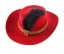 Шляпа красная с пером арт.01-033