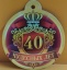 Медаль магнитная "40 чудесных лет"