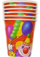 Стакан Клоун с шарами, 190мл. 1502-0464