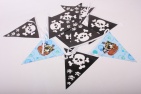 Гирлянда-флажки Пираты арт.64624