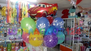 Фонтан из шаров А001296 фото 3095