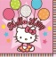 Салфетка Hello Kitty, 33см.,16шт. 1502-0930