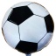 FM 18"(45см.) Круг "Футбольный мяч"черный  фольга  t('фото') 4721